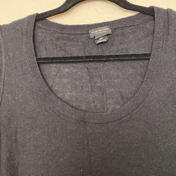 CLUB MONACO| 3/4 sleeve sweater top - Picture 8 of 14